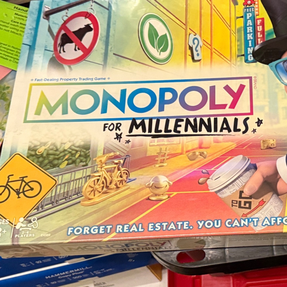 Hasbro Monopoly for Millennials Board Game - Multicolor